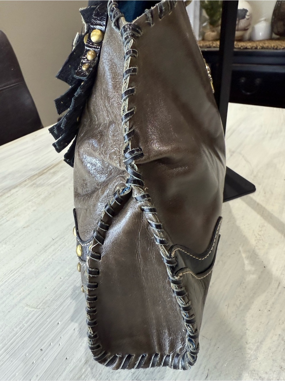 Sharif Artisan Series Limited Edition Renaissance Studded Handbag #98/200 COA - Picture 5 of 16